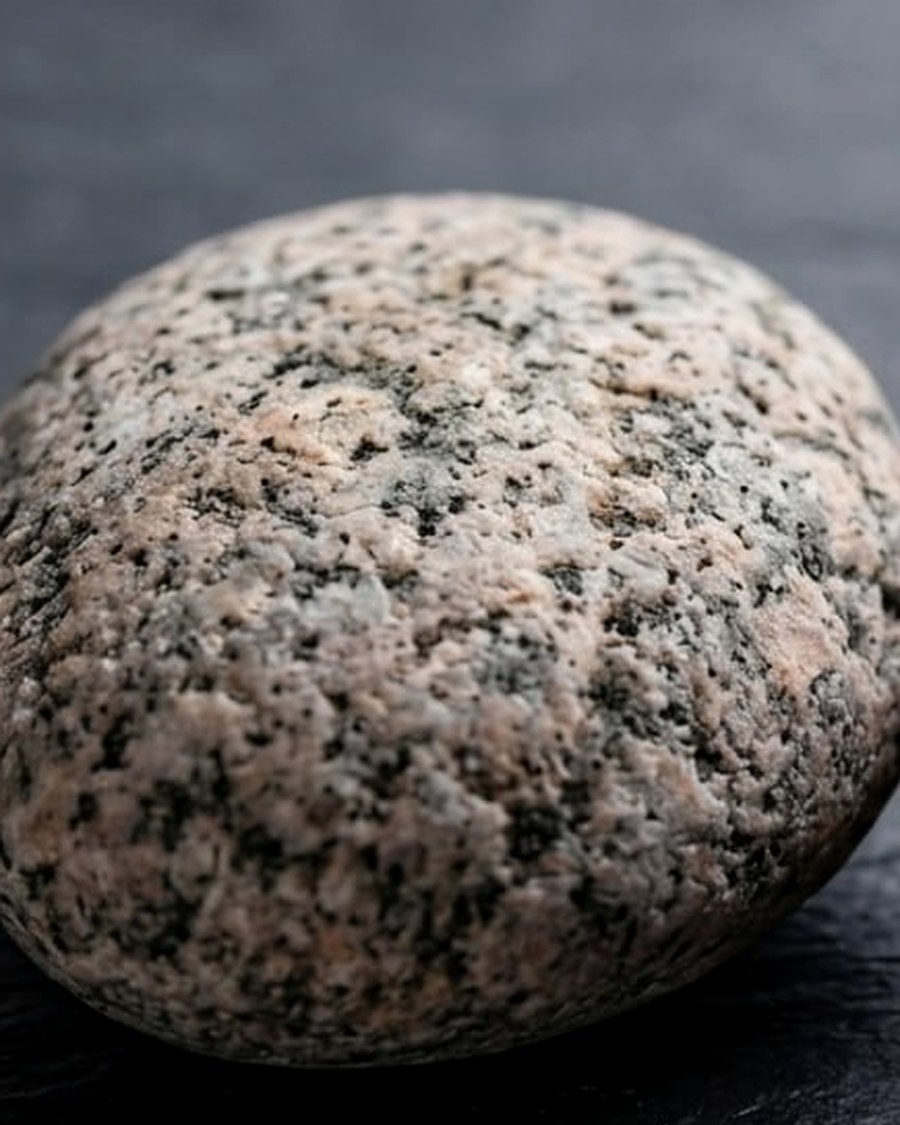 Close-up of earthy stone texture and soft matte surface